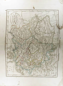 Confédération germanique, Royaume de Prusse, Empire d'Autriche, Royaume de Pologne. (Carte dressée en 1834).