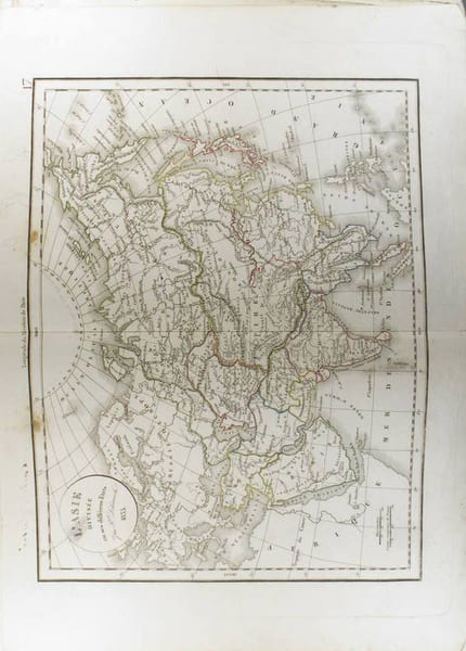 L'Asie divis&eacute;e en ses diff&eacute;rents &eacute;tats. (Carte dress&eacute;e en 1833).. DELAMARCHE F&eacute;lix 
