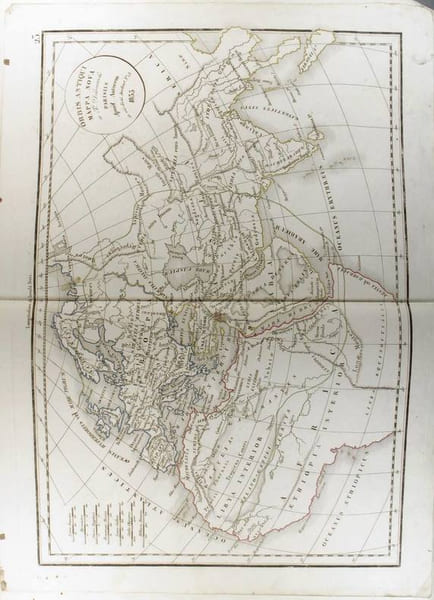 Orbis Antiqui Mappa Nova. (Carte du monde antique dress&eacute;e en 1833).. DELAMARCHE F&eacute;lix 
