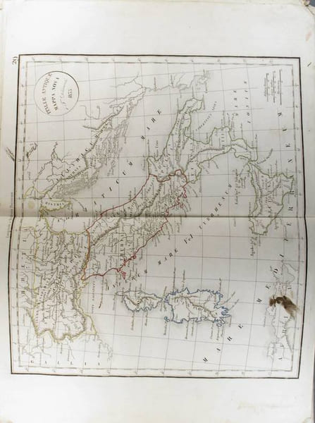 Italae Antiquae Mappa Nova. (Carte de l'Italie antique dress&eacute;e en 1833).. DELAMARCHE F&eacute;lix 