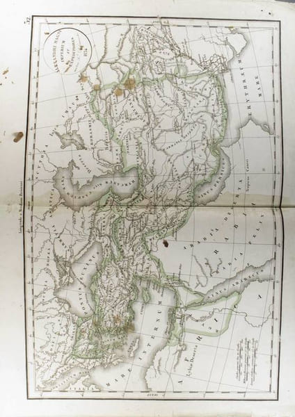 Alexandri Magni Imperium et expeditiones. (Carte dress&eacute;e en 1834).. DELAMARCHE F&eacute;lix 