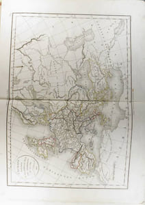 L'Europe divisée en ses différents états sous Charlemagne. (Carte dressée en 1834).