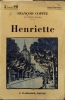 Henriette.. COPPEE François Couverture illustrée.