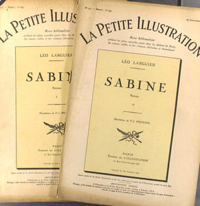 La petite illustration - Roman : Sabine. Roman en 2 fascicules.