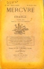 Mercure de France N° 278. Paul Louis, Emile Henriot, André Rouveyre, Arnold Van Gennep, Frédéric Nietzsche…. MERCURE DE FRANCE 