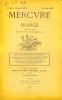 Mercure de France N° 288. Henry-D. Davray, Marie Dauguet, Jean-Paul Lafitte, Baronne de Benoist, Louis Guimbaud, Georges Périn, André Rouveyre…. ...