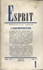 Revue Esprit. 1970, numéro 1. Numéro spécial consacré à l'administration. (Casamayor, Simon Charbonneau, Julien Cheberny, etc.).. ESPRIT 1970-1 