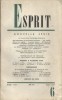 Revue Esprit. 1963, numéro 6. Le gaullisme seconde époque (60 pages) - Premier bilan du concile (20 pages)…. ESPRIT 1963-6 