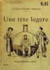 Une tête légère.. HIRSCH Charles-Henri Couverture illustrée par Renefer.