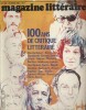 Magazine littéraire N° 192. 100 ans de critique littéraire. Marthe Robert, Blanchot, Starobinski, Genette, Serres, Girard, Deleuze.... MAGAZINE ...