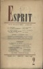 Revue Esprit. 1951, numéro 2. Charles Baudelaire, Georges Blin, Vsevolod Vichnewsky…. ESPRIT 1951-2 