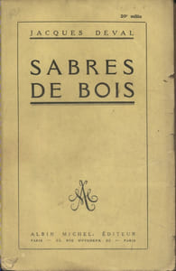 Sabres de bois.