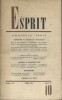 Revue Esprit. 1965, numéro 10. L'Espagne à l'heure du dialogue.. ESPRIT 1965-10 