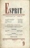 Revue Esprit. 1967, numéro 9. L. Vandermeersch, Dina Dreyfus, Joseph Gabel, Gamé Guilao, Alain Morin. Espoirs pour le Tiers Monde par René Dumont et ...