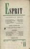 Revue Esprit. 1967, numéro 11. Daniel Artigues, Robert Marteau, Henri Corbin, Jean-Jacques Sorel.... ESPRIT 1967-11 