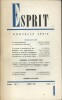 Revue Esprit. 1968, numéro 1. Etats-Unis 1968, Amérique du Sud, Madagascar, Vietnam…. ESPRIT 1968-1 