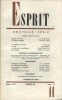 Revue Esprit. 1968, numéro 11. Après l'encyclique (J.-M. Domenach, Walter Dirks). J.-F. Rollin, Jozsef Biro, Robert Marteau, Michel Winock…. ESPRIT ...