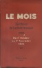 Le Mois. Synthèse de l'activité mondiale. Du 1er octobre au 1er novembre 1932. (Politique - Economie - Vie sociale - Lettres - Théâtre - Art - ...