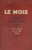 Le Mois. Synthèse de l'activité mondiale. Du 1er avril au 1er mai 1936. (Politique - Economie - Vie sociale - Lettres - Théâtre - Art - Science).. LE ...