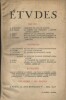 Etudes. 1956. N° 5. Revue mensuelle fondée en 1856 par les Pères de la Compagnie de Jésus.. ETUDES 1956-5 