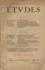 Etudes. 1957. N° 5. Revue mensuelle fondée en 1856 par les Pères de la Compagnie de Jésus.. ETUDES 1957-5 