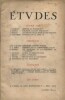 Etudes. 1958. N° 1. Revue mensuelle fondée en 1856 par les Pères de la Compagnie de Jésus.. ETUDES 1958-1 