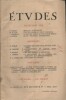 Etudes. 1959. N° 7/8. Revue mensuelle fondée en 1856 par les Pères de la Compagnie de Jésus.. ETUDES 1959-7/8 