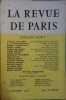 La revue de Paris N° 7/8, juillet-août 1965.. LA REVUE DE PARIS 1965/7-8 