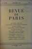 La revue de Paris N° 6 - Septembre 1945. Mensuel. Carco, René Lalou, Joseph Peyré, Léon-Paul Fargue, Somerset Maugham.... LA REVUE DE PARIS 1945/6 