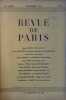 La revue de Paris N° 6 - Septembre 1945. Mensuel. Carco, René Lalou, Joseph Peyré, Léon-Paul Fargue, Somerset Maugham.... LA REVUE DE PARIS 1945/6 