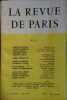 La revue de Paris N° 5, mai 1956.. LA REVUE DE PARIS 1956/5 