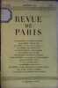 La revue de Paris N° 9, septembre 1946.. LA REVUE DE PARIS 1946/9 