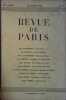 La revue de Paris N° 12, décembre 1946.. LA REVUE DE PARIS 1946/12 