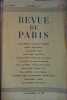 La revue de Paris N° 10, octobre 1947.. LA REVUE DE PARIS 1947/10 