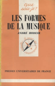 Les formes de la musique.