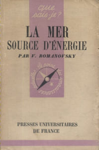 La mer, source d'énergie.