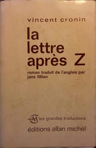La lettre après Z.