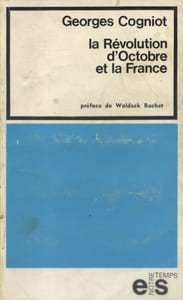 La révolution d'Octobre en France.