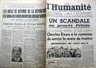 L'Humanité. Nouvelle série N° 299. Organe central du Parti communiste français.. L'HUMANITE 