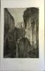 Angers. Le Ronceray. Lithographie de A. Mouilleron : Ruines de l'abbaye du Ronceray à Angers, d'après le Baron de Wismes.. WISMES (Baron de) 