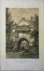 L'abbaye du Loroux (Maine-et-Loire). Lithographie de A. Mouilleron : Porte de l'ancienne abbaye de Loroux (Maine-et-Loire), d'après le Baron de ...