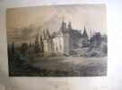 Château de Clermont-Gallerande (Sarthe). Lithographie de A. Mouilleron d'après le Baron de Wismes : Château de Gallerande, commune de Luché-Pringé ...