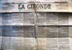 La Gironde - 6 février 1869.. LA GIRONDE 