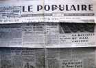 Le Populaire : Organe central du parti socialiste (S.F.I.O). N° 6912. Les fêtes de la victoire à Paris, La bataille du rail continue.... LE POPULAIRE 