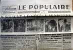 Le Populaire : Organe central du parti socialiste (S.F.I.O). N° 6950. M. Bidault a formé le Ministère.. LE POPULAIRE 