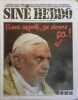 Siné Hebdo N° 29. Le pape en couverture : Sans capote, ça donne ça!. SINE HEBDO 