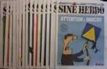 Siné Hebdo. Tête de collection, numéros 1 à 15.. SINE HEBDO 2008 