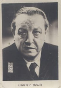 Harry Baur. Photographie de la collection des bonbons et chocolats Loriot. Collection Cinéma "Mes vedettes". Série H. N° 19.