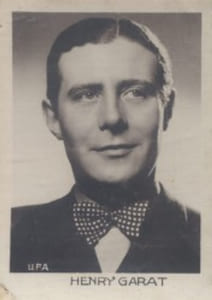 Henry Garat.Photographie de la collection des bonbons et chocolats Loriot. Collection Cinéma "Mes vedettes". Série I. N° 4.