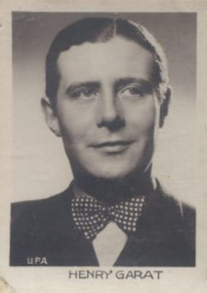 Henry Garat.Photographie de la collection des bonbons et chocolats Loriot. Collection Cin&eacute;ma "Mes vedettes". S&eacute;rie I. N&deg; 4.. GARAT Henry 